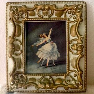 Ballerina Couple Vintage Cottagecore Picture Small Size FINAL SALE